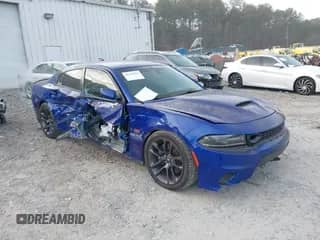 2020 Dodge Charger Scat Pack with VIN 2C3CDXGJ8LH133196, listed as a IAAI auction lot 38359161 with 33,407 mi miles and . Bid and sale history available at DreamBid. Image 1.