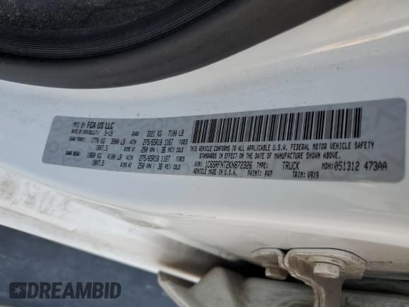 ✅ 2019 Ram 1500 Tradesman • VIN: 1C6SRFNT2KN872326 • Lot: 63645674. Listed on Copart with 108,922 mi. Free auction sales archive from the USA and detailed vehicle history report at DreamBid. Image 12.