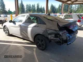 2022 Hyundai Elantra Blue with VIN KMHLM4AJXNU023927, listed as a IAAI auction lot 43314042 with 55,870 mi miles and . Bid and sale history available at DreamBid. Image 3.