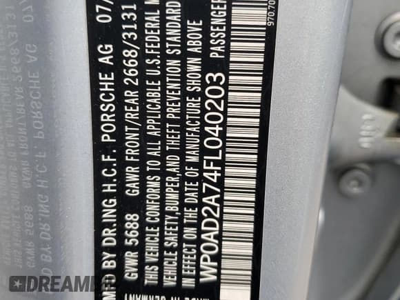 ✅ 2015 Porsche Panamera S E-Hybrid • VIN: WP0AD2A74FL040203 • Lot: 82415105. Listed on Copart with 40,208 mi. Free auction sales archive from the USA and detailed vehicle history report at DreamBid. Image 12.