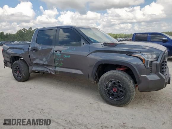 ✅ 2024 Toyota Tundra TRD Pro Hybrid • VIN: 5TFPC5DBXRX047409 • Lot: 70485205. Listed on Copart with 22,881 mi. Free auction sales archive from the USA and detailed vehicle history report at DreamBid. Image 4.