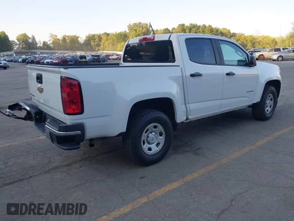 ✅ 2020 Chevrolet Colorado 2WD Work Truck • VIN: 1GCGSBEA7L1186415 • Lot: 43201106. Listed on IAAI with 131,939 mi. Free auction sales archive from the USA and detailed vehicle history report at DreamBid. Image 4.