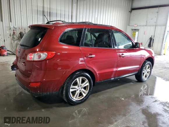 ✅ 2012 Hyundai Santa Fe Limited • VIN: 5XYZK3AB5CG133998 • Lot: 84607764. Listed on Copart with 144,912 mi. Free auction sales archive from the USA and detailed vehicle history report at DreamBid. Image 3.