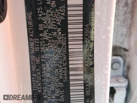 ✅ 2023 Lexus ES 300h F Sport • VIN: 58ABA1C14PU028021 • Лот: 47994585. Опубликован ранее на Copart с пробегом 41 521 миль. Бесплатный доступ к архиву аукционных продаж из США и подробный отчёт об истории автомобиля на DreamBid. Изображение 12.