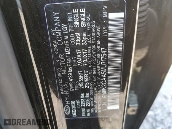 ✅ 2021 Hyundai Kona SEL • VIN: KM8K2CAA5MU717547 • Лот: 44372014. Опубликован ранее на Copart с пробегом 24 385 миль. Бесплатный доступ к архиву аукционных продаж из США и подробный отчёт об истории автомобиля на DreamBid. Изображение 13.