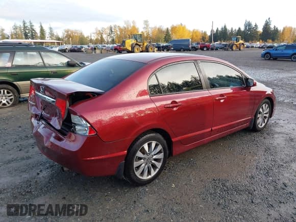 ✅ 2010 Honda Civic EX-L • VIN: 19XFA1F95AE006436 • Lot: 43650881. Listed on IAAI with 100,396 mi. Free auction sales archive from the USA and detailed vehicle history report at DreamBid. Image 4.