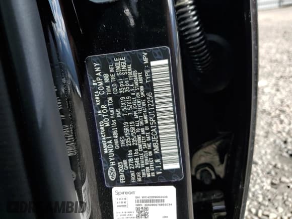 ✅ 2023 Hyundai Tucson Limited • VIN: KM8JECA15PU112256 • Lot: 61935863. Wystawiony na Copart z przebiegiem 1 708 mil. Bezpłatny archiwum sprzedaży aukcyjnych z USA i szczegółowy raport historii pojazdu na DreamBid. Zdjęcie 14.