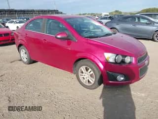 2014 Chevrolet Sonic LT with VIN 1G1JC5SG5E4130349, listed as a IAAI auction lot 43206306 with 196,829 mi miles and . Bid and sale history available at DreamBid. Image 1.