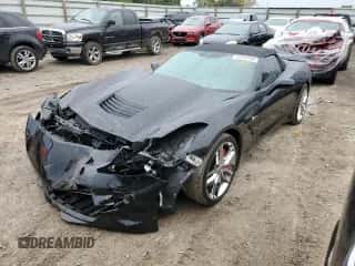 2015 Chevrolet Corvette Z51 2LT с VIN 1G1YK3D75F5125246, выставлен на аукционе Copart как лот 72342704 с пробегом 12 031 миль миль и Чистый • Clean title. История ставок и продаж доступна на DreamBid. Изображение 1.