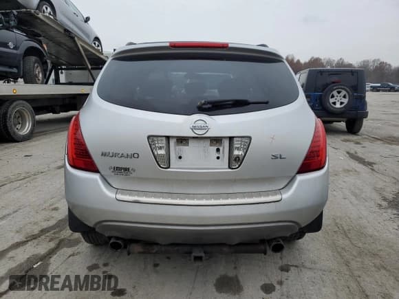 ✅ 2006 Nissan Murano SL • VIN: JN8AZ08T96W428541 • Lot: 93503935. Wystawiony na Copart z przebiegiem Nie podano. Bezpłatny archiwum sprzedaży aukcyjnych z USA i szczegółowy raport historii pojazdu na DreamBid. Zdjęcie 6.