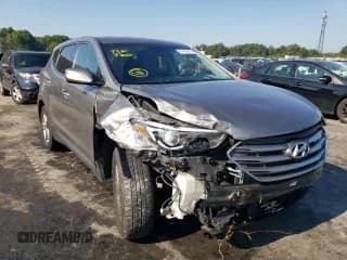 ✅ 2018 Hyundai Santa Fe 2.4L • VIN: 5XYZT3LB3JG538507 • Лот: 57455642. Опубликован ранее на Copart с пробегом 93 463 миль. Бесплатный доступ к архиву аукционных продаж из США и подробный отчёт об истории автомобиля на DreamBid. Изображение 1.