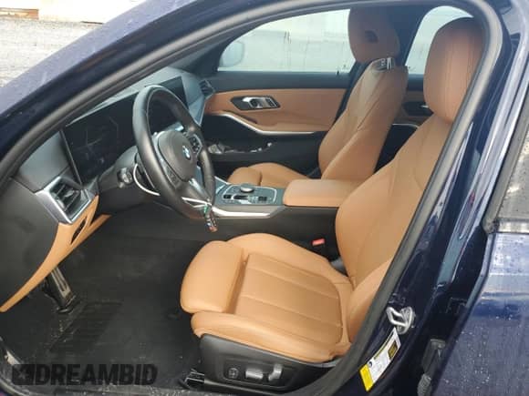 2023 BMW 3 Series M340i with VIN 3MW49FS04P8D04419, listed as a Copart auction lot 71625105 with 19,973 mi miles and Salvage title. Bid and sale history available at DreamBid. Image 7.