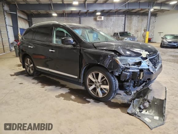 ✅ 2015 Nissan Pathfinder SV • VIN: 5N1AR2MM8FC602165 • Lot: 91421195. Listed on Copart with 98,442 mi. Free auction sales archive from the USA and detailed vehicle history report at DreamBid. Image 4.