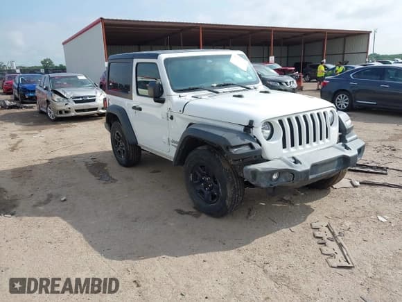 ✅ 2018 Jeep Wrangler Sport • VIN: 1C4GJXAN1JW293503 • Лот: 42121668. Опубликован ранее на IAAI с пробегом 40 545 миль. Бесплатный доступ к архиву аукционных продаж из США и подробный отчёт об истории автомобиля на DreamBid. Изображение 1.