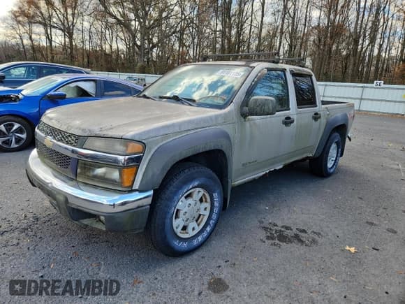 ✅ 2005 Chevrolet Colorado 1SF LS Z71 • VIN: 1GCDS136458109104 • Lot: 91181135. Listed on Copart with 267,290 mi. Free auction sales archive from the USA and detailed vehicle history report at DreamBid. Image 1.