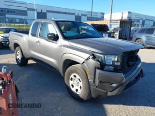 ✅ 2022 Nissan Frontier S • VIN: 1N6ED1CL8NN649851 • Lot: 43564716. Listed on IAAI with 60,344 mi. Free auction sales archive from the USA and detailed vehicle history report at DreamBid. Image 1.