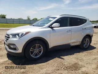 ✅ 2017 Hyundai Santa Fe 2.4L • VIN: 5XYZU3LB5HG491505 • Лот: 54226814. Опубликован ранее на Copart с пробегом 98 765 миль. Бесплатный доступ к архиву аукционных продаж из США и подробный отчёт об истории автомобиля на DreamBid. Изображение 1.