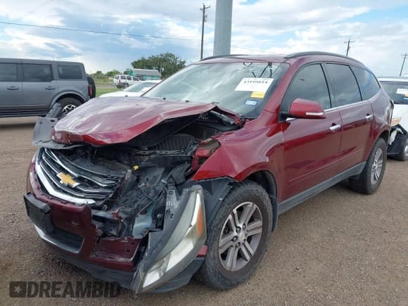 ✅ 2015 Chevrolet Traverse LT • VIN: 1GNKRHKD9FJ217425 • Lot: 43195614. Listed on IAAI with 163,721 mi. Free auction sales archive from the USA and detailed vehicle history report at DreamBid. Image 17.