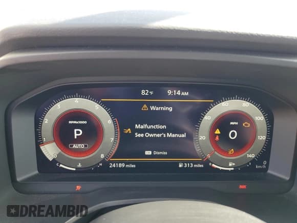 ✅ 2024 Nissan Rogue Platinum • VIN: JN8BT3DD3RW250734 • Lot: 63742105. Listed on Copart with 24,189 mi. Free auction sales archive from the USA and detailed vehicle history report at DreamBid. Image 9.