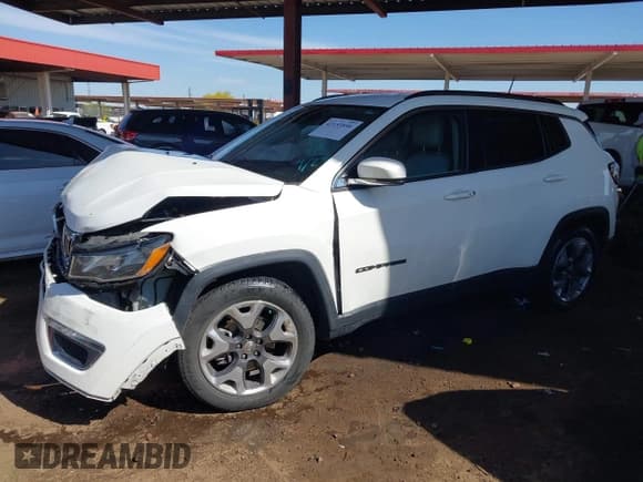 ✅ 2021 Jeep Compass Limited • VIN: 3C4NJCCBXMT511497 • Lot: 42153898. Listed on IAAI with 70,372 mi. Free auction sales archive from the USA and detailed vehicle history report at DreamBid. Image 17.