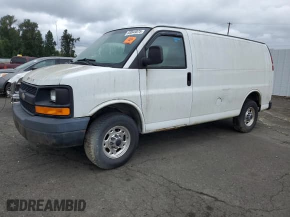 ✅ 2008 Chevrolet Express Cargo • VIN: 1GCGG25C481181375 • Lot: 63043075. Listed on Copart with Not provided. Free auction sales archive from the USA and detailed vehicle history report at DreamBid. Image 1.