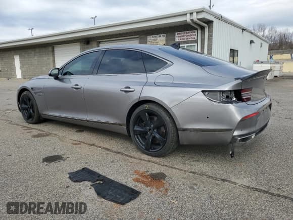 ✅ 2023 Genesis G80 Sport • VIN: KMTGB4SD6PU185868 • Lot: 39328284. Wystawiony na Copart z przebiegiem 9 260 mil. Bezpłatny archiwum sprzedaży aukcyjnych z USA i szczegółowy raport historii pojazdu na DreamBid. Zdjęcie 2.