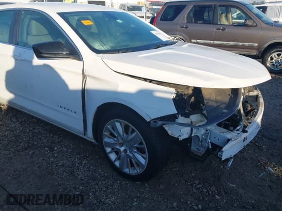 ✅ 2016 Chevrolet Impala LS • VIN: 2G11Z5SA7G9147339 • Lot: 43576860. Listed on IAAI with 139,771 mi. Free auction sales archive from the USA and detailed vehicle history report at DreamBid. Image 6.