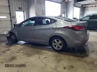 2015 Hyundai Elantra SE with VIN KMHDH4AE1FU248931, listed as a Copart auction lot 90270145 with Not provided miles and Salvage title. Bid and sale history available at DreamBid. Image 2.