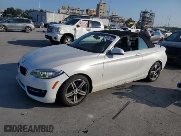 ✅ 2017 BMW 2 Series 230i • VIN: WBA2K9C3XHV950665 • Lot: 68947655. Listed on Copart with 35,451 mi. Free auction sales archive from the USA and detailed vehicle history report at DreamBid. Image 1.
