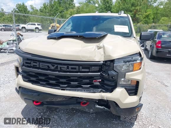 2022 Chevrolet Silverado 1500 Custom Trail Boss with VIN 3GCPDCEDXNG569831, listed as a IAAI auction lot 42241829 with 11,734 mi miles and . Bid and sale history available at DreamBid. Image 6.