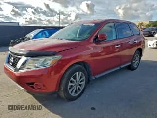 ✅ 2014 Nissan Pathfinder S • VIN: 5N1AR2MN1EC649268 • Lot: 95452635. Listed on Copart with 115,519 mi. Free auction sales archive from the USA and detailed vehicle history report at DreamBid. Image 1.