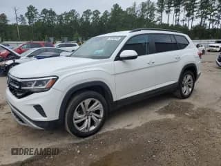 ✅ 2021 Volkswagen Atlas SE • VIN: 1V2WR2CA0MC527216 • Lot: 85256255. Wystawiony na Copart z przebiegiem 87 397 mil. Bezpłatny archiwum sprzedaży aukcyjnych z USA i szczegółowy raport historii pojazdu na DreamBid. Zdjęcie 1.