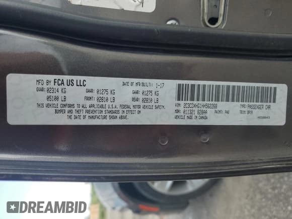 ✅ 2017 Dodge Charger SXT • VIN: 2C3CDXHG1HH562268 • Lot: 69436785. Wystawiony na Copart z przebiegiem 139 694 mil. Bezpłatny archiwum sprzedaży aukcyjnych z USA i szczegółowy raport historii pojazdu na DreamBid. Zdjęcie 12.