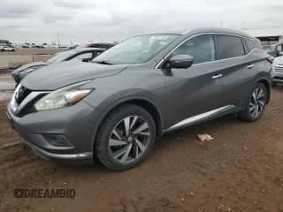 2015 Nissan Murano Platinum with VIN 5N1AZ2MH7FN266421, listed as a Copart auction lot 70081185 with 84,916 mi miles and Non repairable. Bid and sale history available at DreamBid. Image 1.