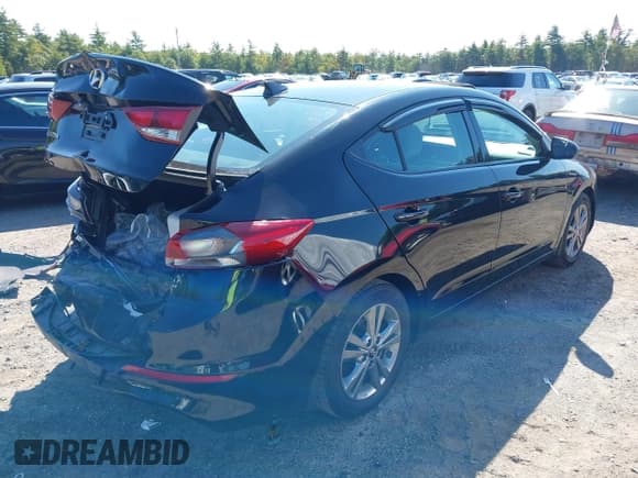 ✅ 2018 Hyundai Elantra SEL • VIN: KMHD84LF8JU591752 • Lot: 43172367. Listed on IAAI with 57,957 mi. Free auction sales archive from the USA and detailed vehicle history report at DreamBid. Image 4.