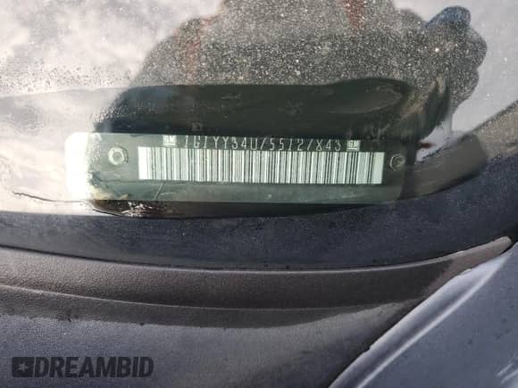 2005 Chevrolet Corvette with VIN 1G1YY34U755127843, listed as a Copart auction lot 81129044 with 59,009 mi miles and Salvage title. Bid and sale history available at DreamBid. Image 13.