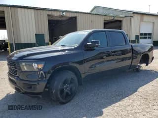 ✅ 2024 Ram 1500 Big Horn • VIN: 1C6SRFMT3RN193841 • Lot: 62281165. Listed on Copart with 14,297 mi. Free auction sales archive from the USA and detailed vehicle history report at DreamBid. Image 1.