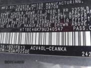 ✅ 2009 Toyota Camry LE • VIN: 4T1BE46K79U340547 • Lot: 43601616. Listed on IAAI with 195,419 mi. Free auction sales archive from the USA and detailed vehicle history report at DreamBid. Image 9.