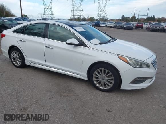 ✅ 2015 Hyundai Sonata Sport • VIN: 5NPE34AF4FH048992 • Лот: 43570681. Опубликован ранее на IAAI с пробегом 37 271 миль. Бесплатный доступ к архиву аукционных продаж из США и подробный отчёт об истории автомобиля на DreamBid. Изображение 1.