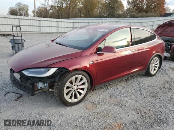 ✅ 2016 Tesla Model X P90D • VIN: 5YJXCBE46GFS00261 • Lot: 93614055. Listed on Copart with 134,703 mi. Free auction sales archive from the USA and detailed vehicle history report at DreamBid. Image 1.