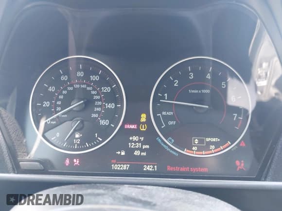 ✅ 2015 BMW 2 Series M235i • VIN: WBA1J7C55FV288916 • Лот: 42773923. Опубликован ранее на IAAI с пробегом 102 287 миль. Бесплатный доступ к архиву аукционных продаж из США и подробный отчёт об истории автомобиля на DreamBid. Изображение 7.