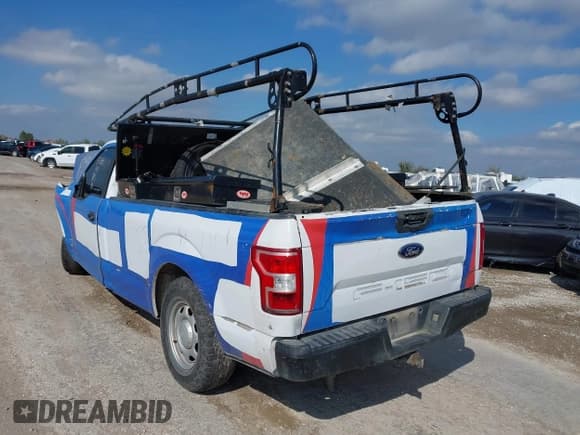 ✅ 2018 Ford F-150 XL • VIN: 1FTMF1CBXJKD25148 • Lot: 43240467. Listed on IAAI with 152,815 mi. Free auction sales archive from the USA and detailed vehicle history report at DreamBid. Image 3.