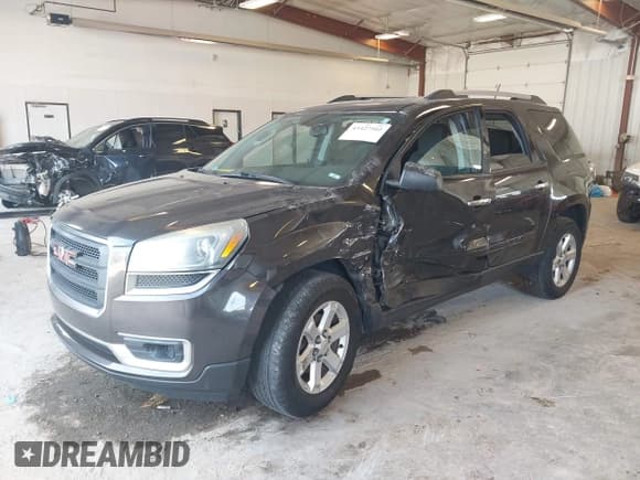 ✅ 2014 GMC Acadia SLE • VIN: 1GKKRPKDXEJ147911 • Lot: 43427502. Listed on IAAI with 191,632 mi. Free auction sales archive from the USA and detailed vehicle history report at DreamBid. Image 2.