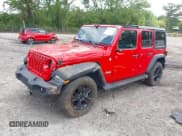 ✅ 2021 Jeep Wrangler Unlimited Sport S • VIN: 1C4HJXDN1MW544637 • Lot: 42086233. Listed on IAAI with 78,536 mi. Free auction sales archive from the USA and detailed vehicle history report at DreamBid. Image 17.