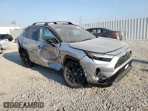 ✅ 2023 Toyota RAV4 Hybrid XSE • VIN: 4T3E6RFV3PU105603 • Lot: 80167835. Listed on Copart with 58,178 mi. Free auction sales archive from the USA and detailed vehicle history report at DreamBid. Image 4.