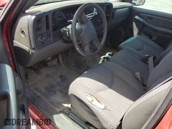 2006 Chevrolet Silverado 1500 Work Truck with VIN 3GCEC14X76G182536, listed as a Copart auction lot 65657284 with 132,112 mi miles and Salvage title. Bid and sale history available at DreamBid. Image 8.