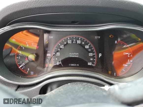 ✅ 2017 Dodge Durango Citadel • VIN: 1C4RDJEG6HC806023 • Lot: 53394455. Listed on Copart with 118,803 mi. Free auction sales archive from the USA and detailed vehicle history report at DreamBid. Image 9.