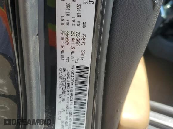 ✅ 2015 Dodge Durango Citadel • VIN: 1C4RDHEG7FC850117 • Lot: 68696905. Listed on Copart with 160,249 mi. Free auction sales archive from the USA and detailed vehicle history report at DreamBid. Image 13.