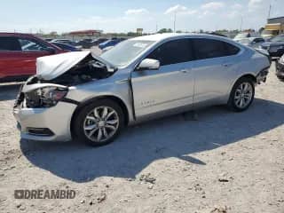 2018 Chevrolet Impala LT with VIN 1G1105SA9JU140512, listed as a Copart auction lot 70902635 with 172,466 mi miles and Salvage title. Bid and sale history available at DreamBid. Image 1.
