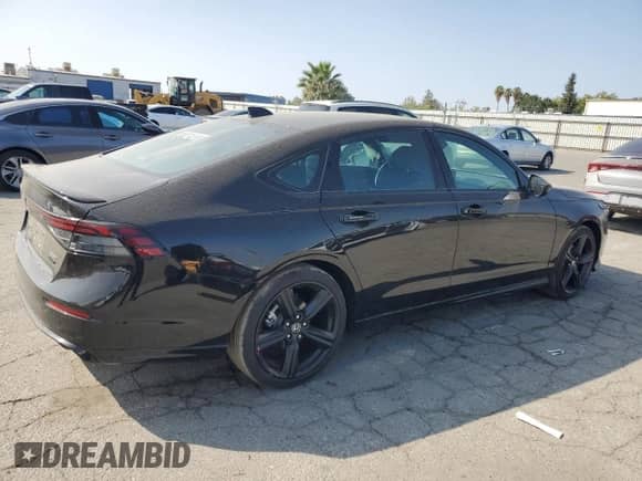2025 Honda Accord Sport-L with VIN 1HGCY2F78SA056627, listed as a Copart auction lot 81959995 with 11,645 mi miles and Salvage title. Bid and sale history available at DreamBid. Image 3.